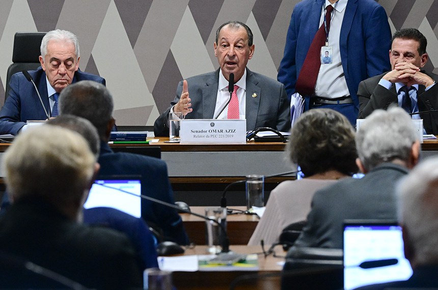 Plenário do Senado Federal durante votação